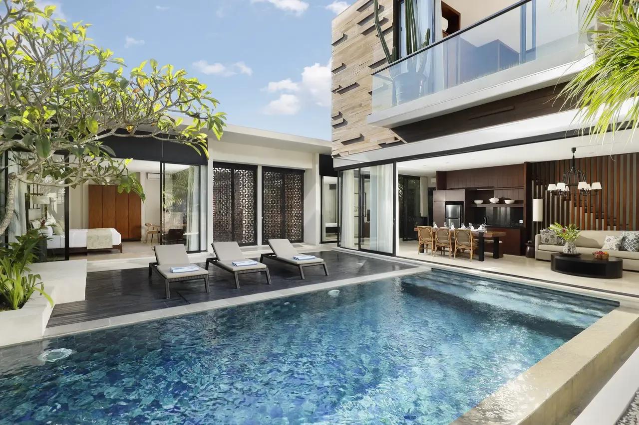 luxury villa interior in bali