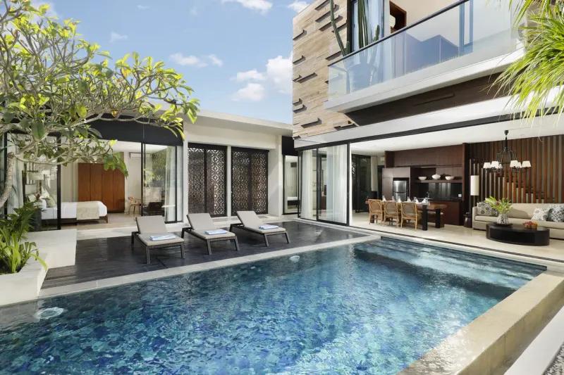 luxury villa interior in bali