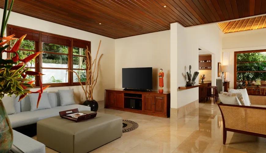 Spacious living area at Villa Ohm