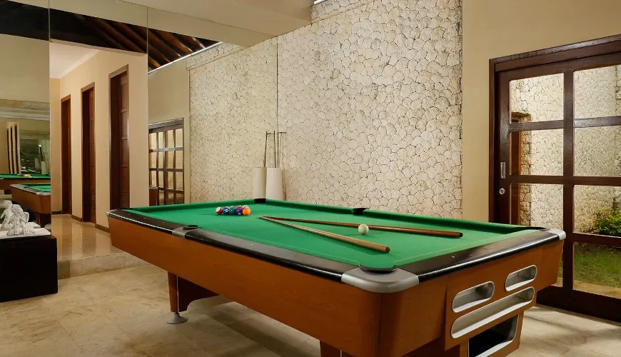 Dedicated billiard room, fun entertainment space at Villa Nagasutra